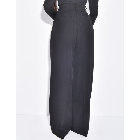 Pantalon de tailleur coupe large