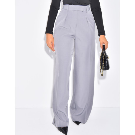 Pantalon de tailleur coupe large