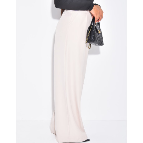 Pantalon de tailleur coupe large