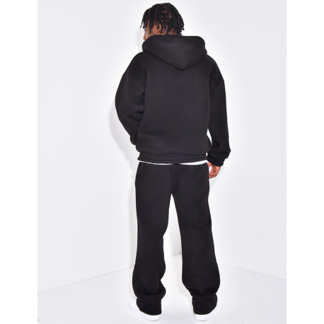 Ensemble molletonné pantalon et veste à capuche
