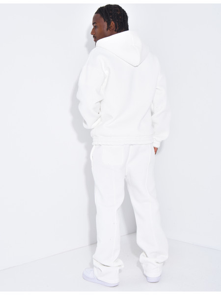 Ensemble molletonné pantalon et veste à capuche