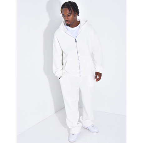 Ensemble molletonné pantalon et veste à capuche