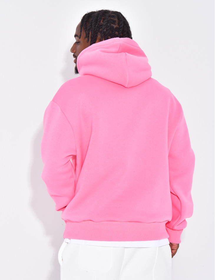 Sweat à capuche avec coeurs