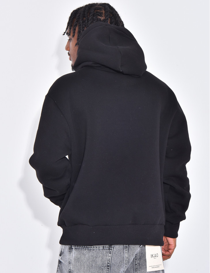 Sweat à capuche avec coeurs