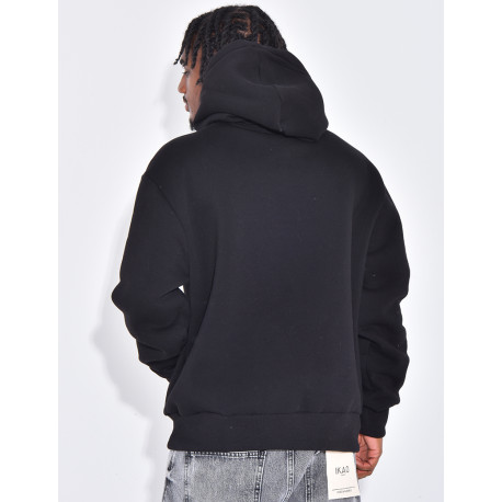 Sweat à capuche avec coeurs