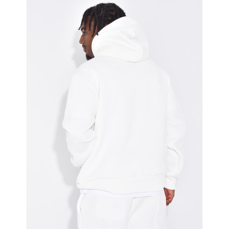 Sweat à capuche avec coeurs