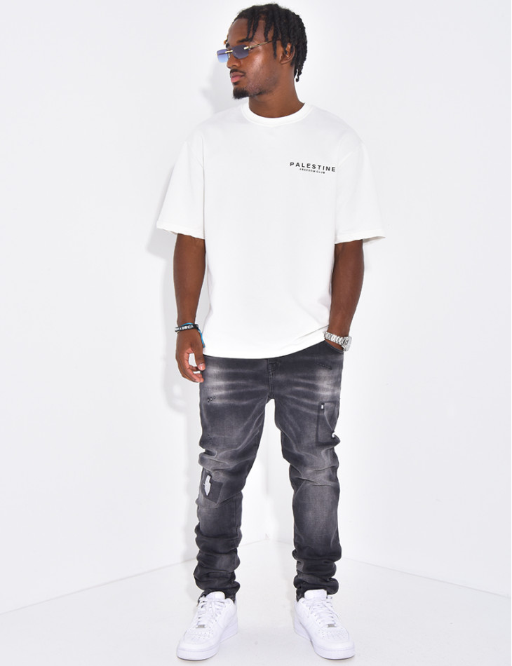 Jeans à fermeture éclaire