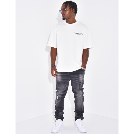 Jeans à fermeture éclaire