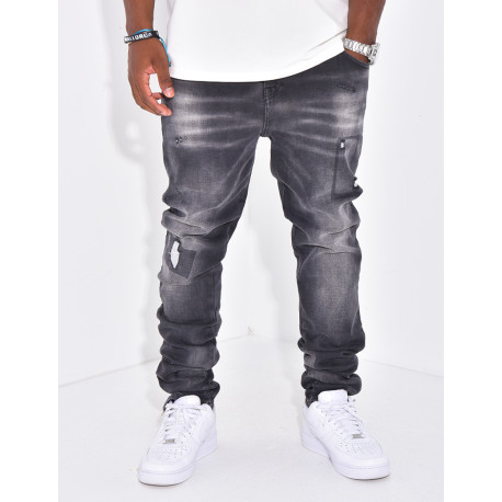 Jeans à fermeture éclaire