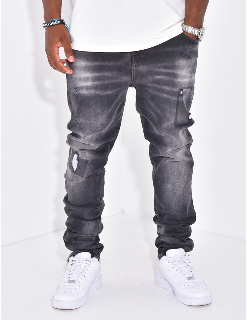 Jeans à fermeture éclaire