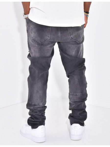 Jeans à fermeture éclaire