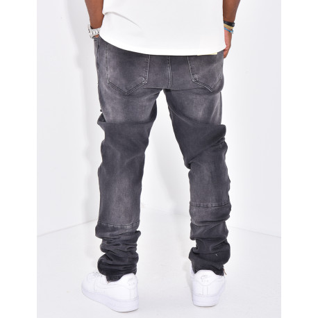 Jeans à fermeture éclaire