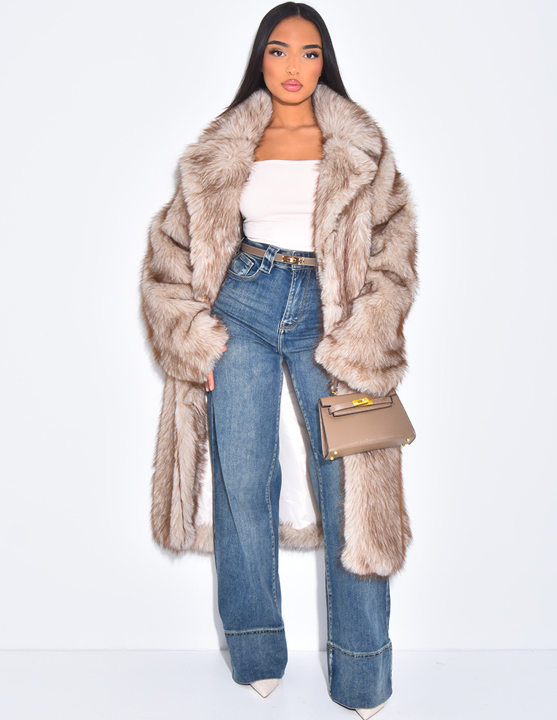 Langer Oversize-Mantel aus...