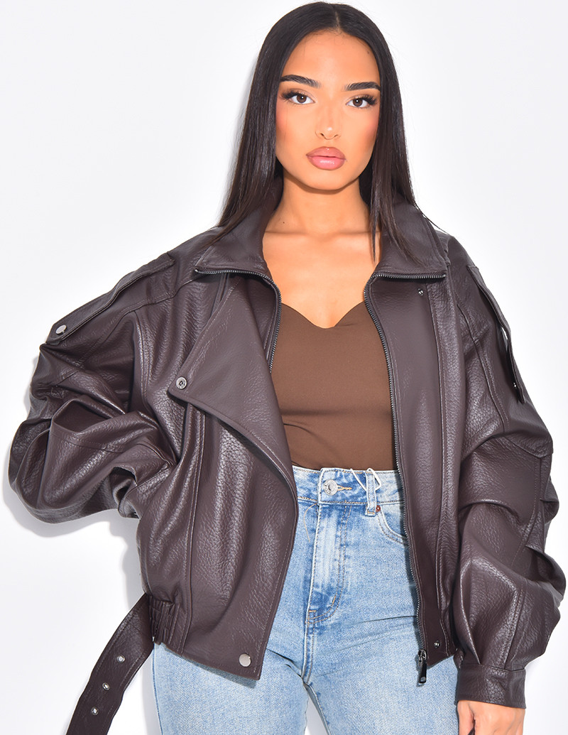 Veste bombardier en...