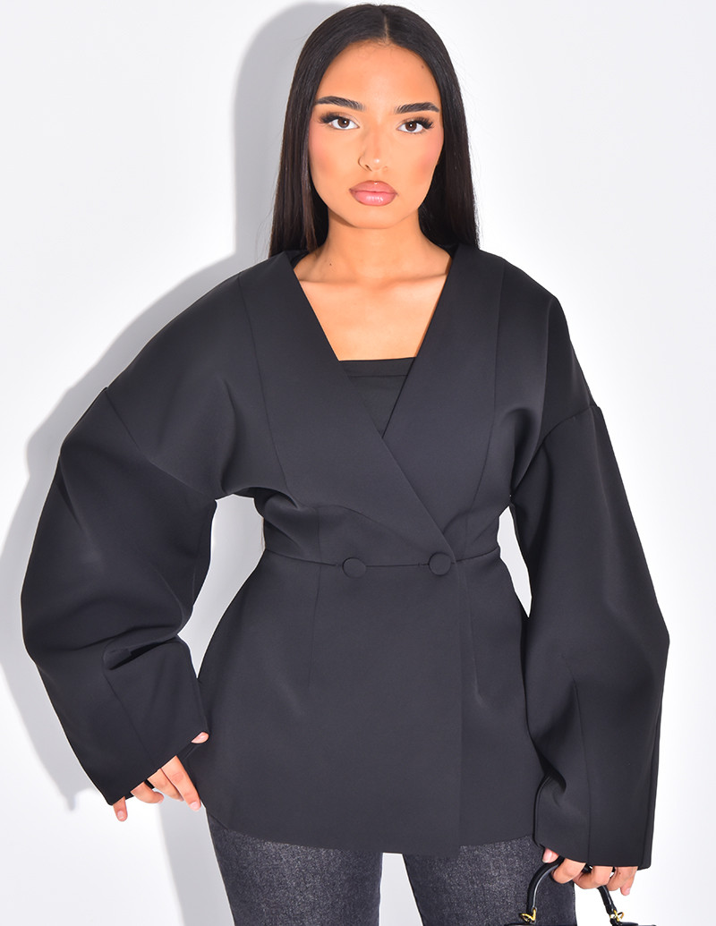 Blazer cintrée et structuré...