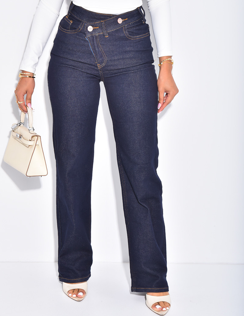 Jeans mit hoher Taille,...