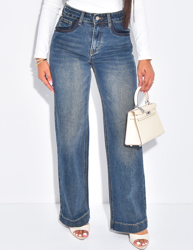 Gerade geschnittene Jeans...