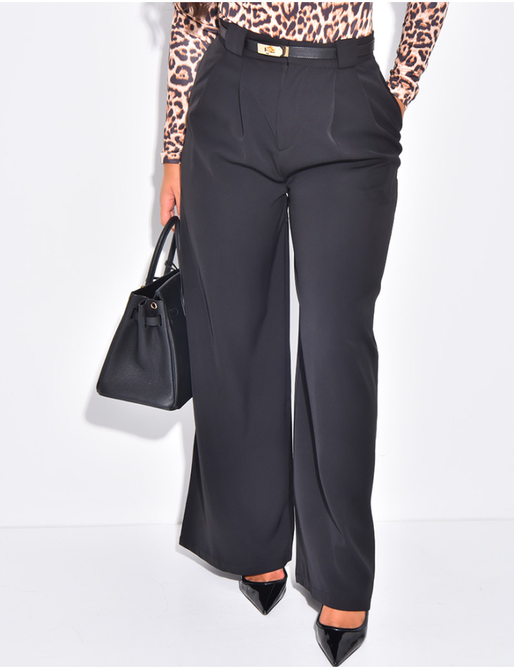 Weit geschnittene Anzughose