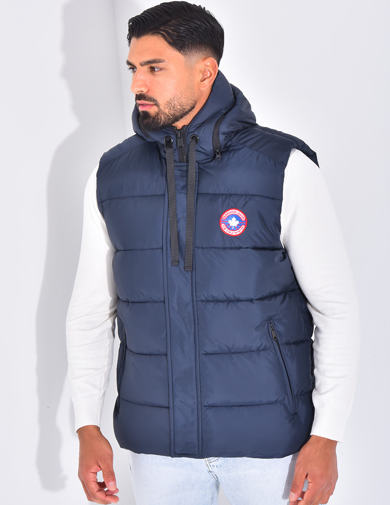 Doudoune à capuche sans...