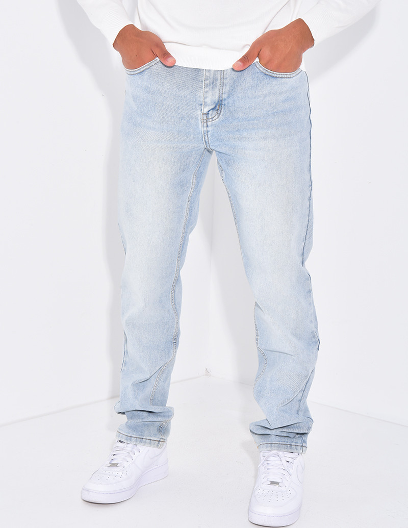 Regular fit stretchy jeans