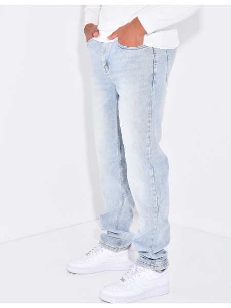 Stretch-Jeans mit regulärer Passform