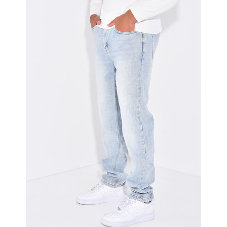 Stretch-Jeans mit regulärer Passform