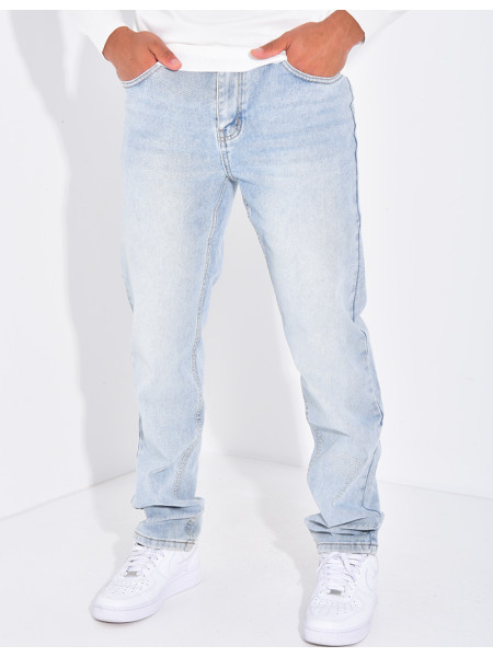 Stretch-Jeans mit regulärer Passform
