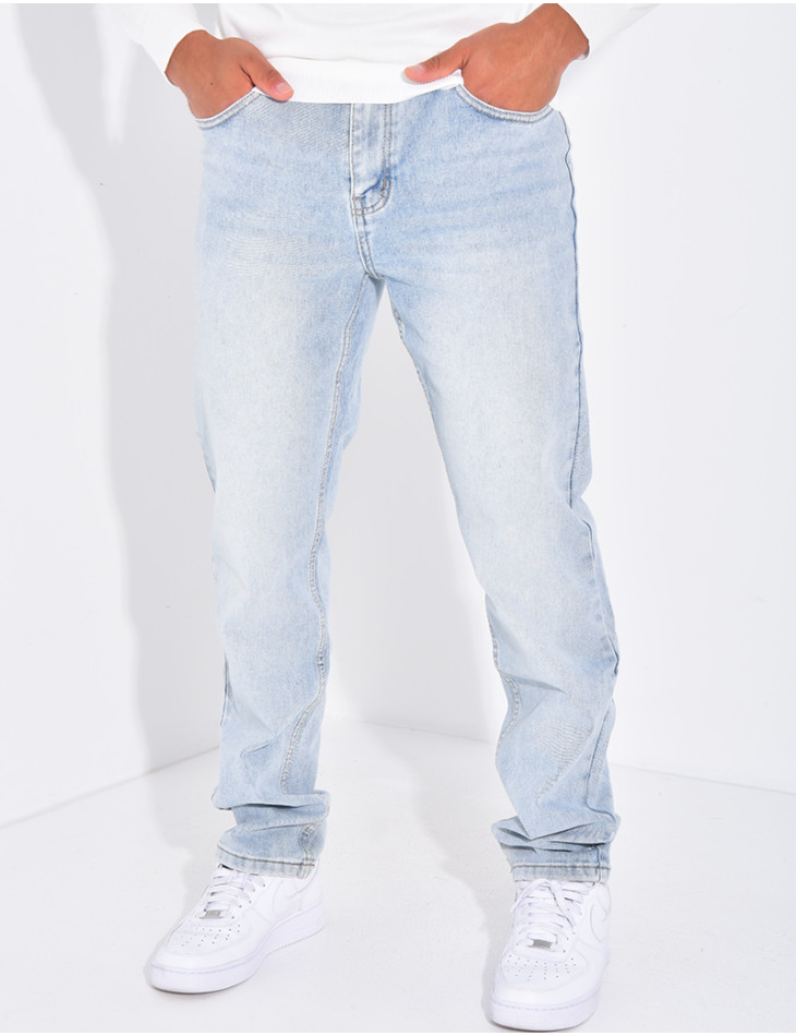 Stretch-Jeans mit regulärer Passform