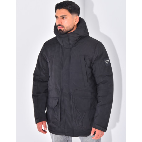 Parka texturée