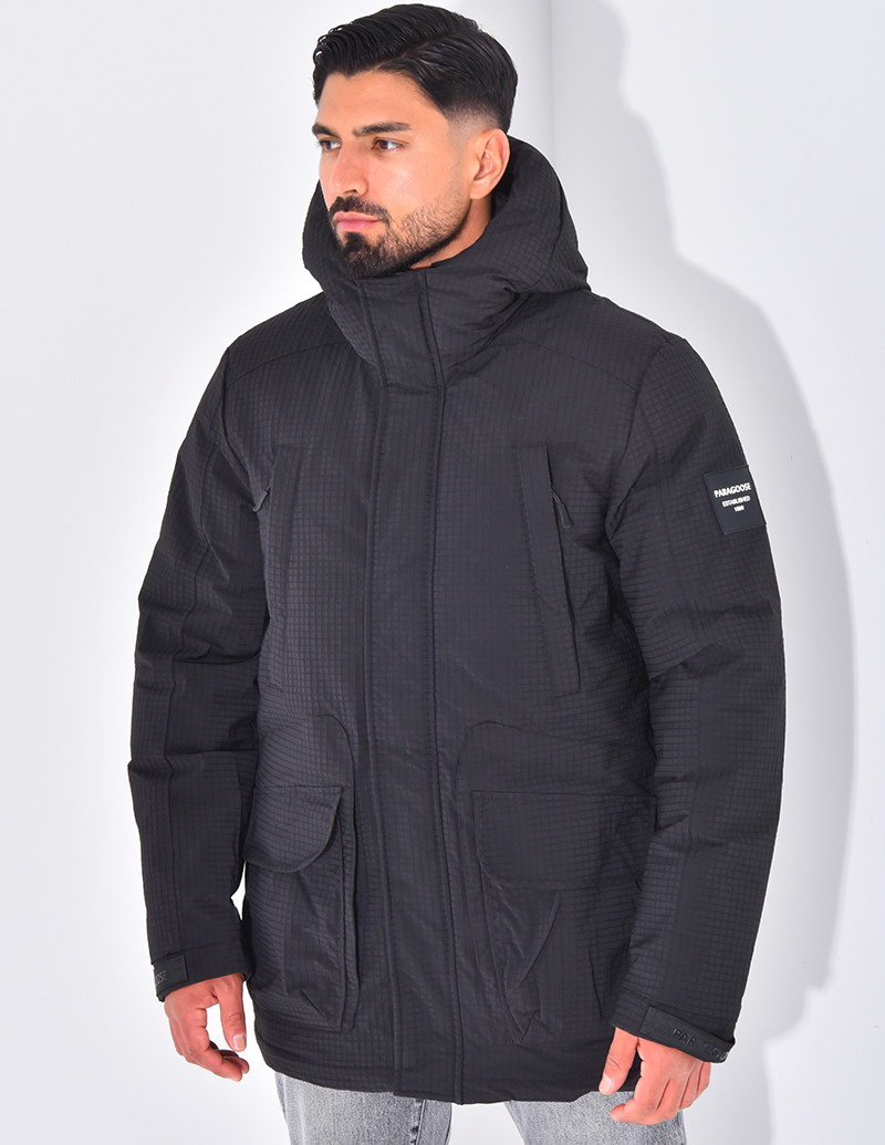 Parka texturée
