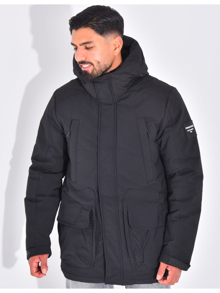 Parka texturée
