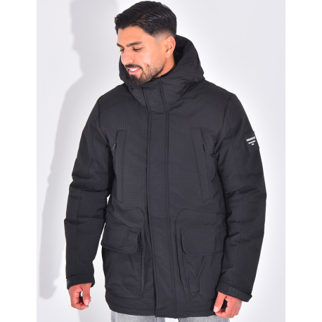Parka texturée