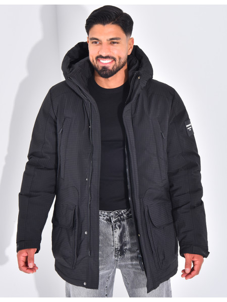 Parka texturée