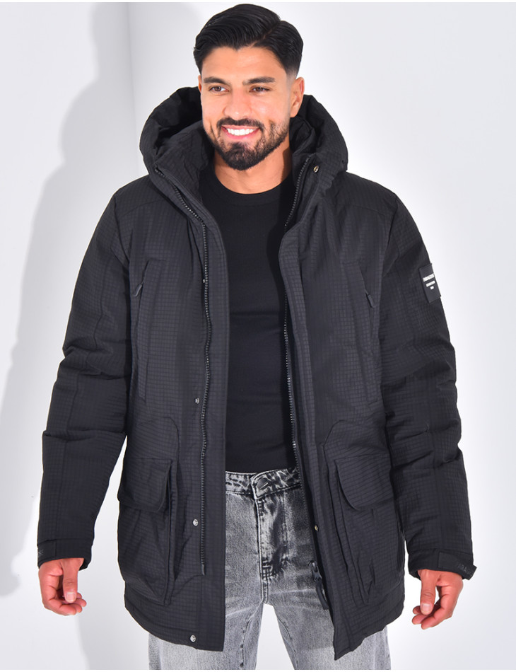 Parka texturée