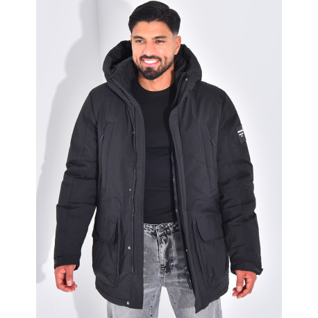 Parka texturée