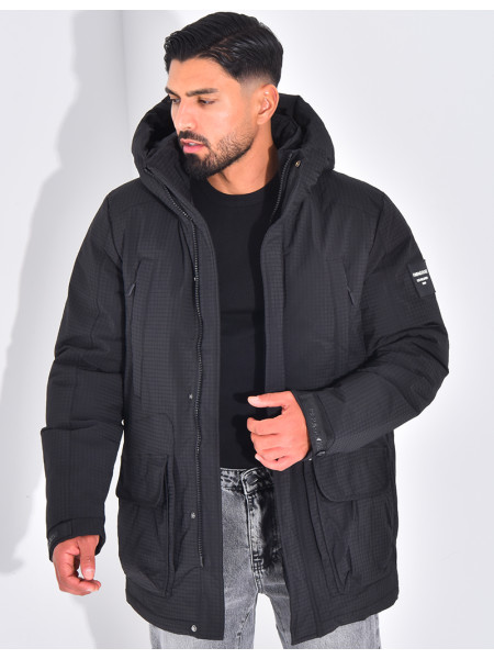 Parka texturée