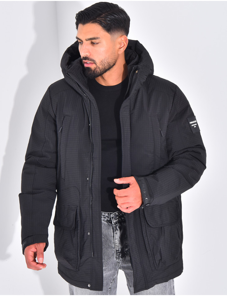 Parka texturée