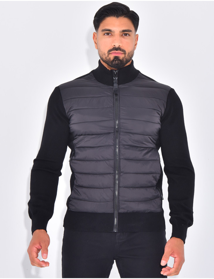 Veste bi-matière