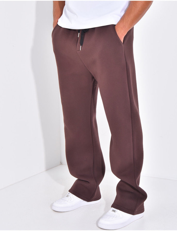 Pantalon molletonné uni