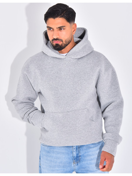 Sweat molletonné uni