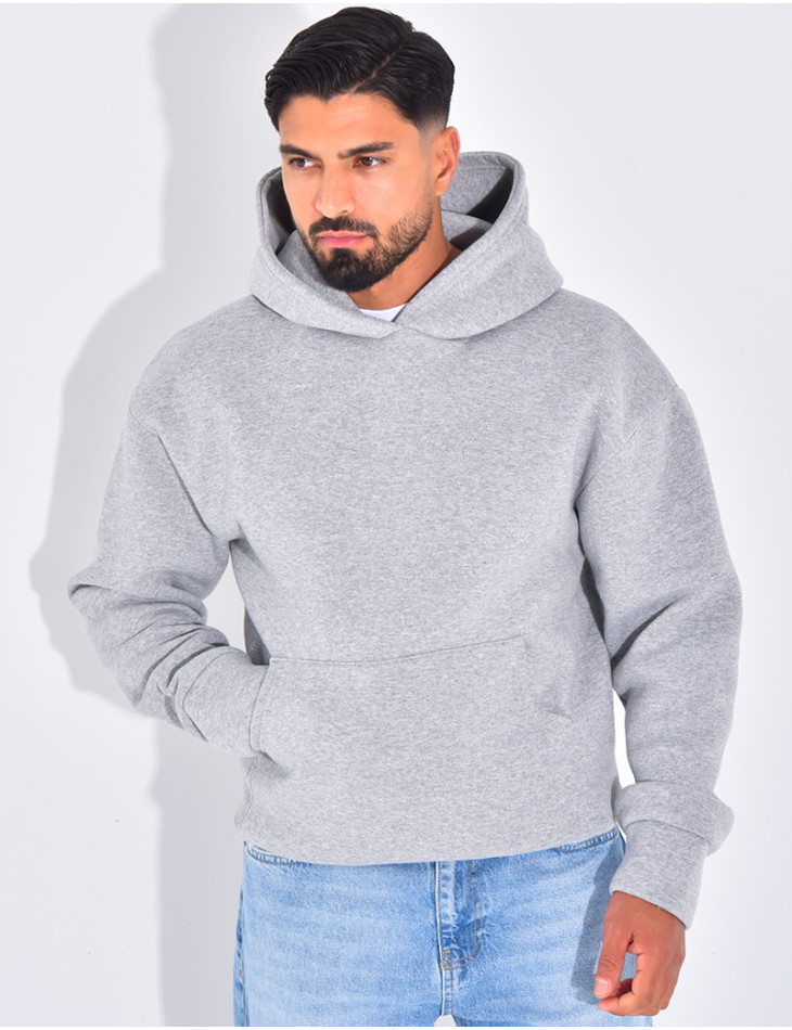 Sweat molletonné uni