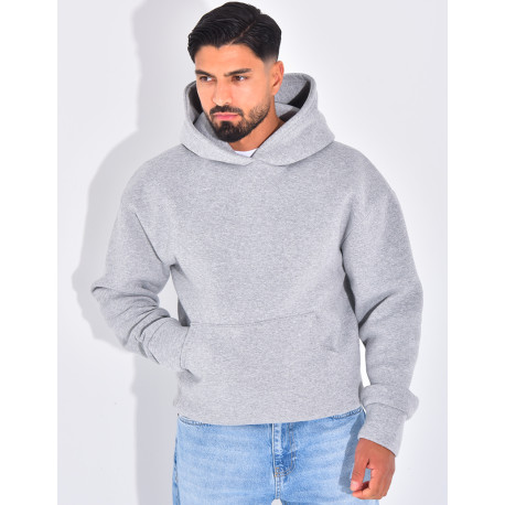 Sweat molletonné uni