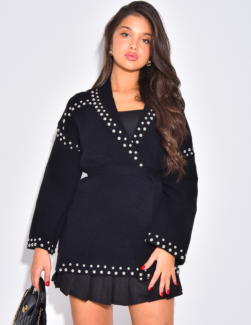 Weste mit Wickeloptik und...