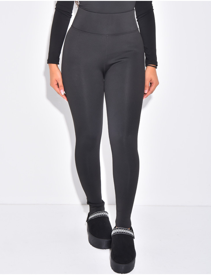 Legging taille haute à doublure polaire