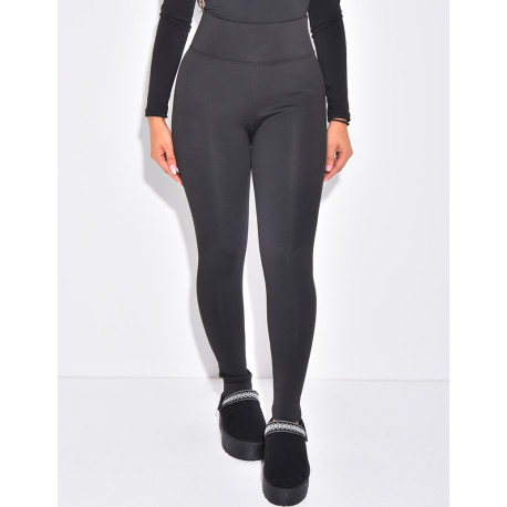 Legging taille haute à doublure polaire