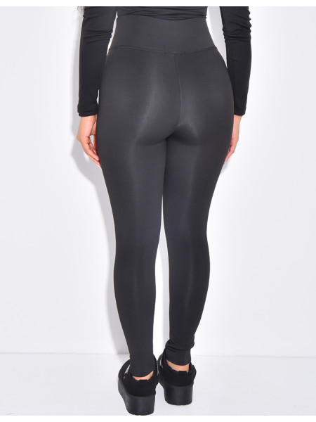 Legging taille haute à doublure polaire