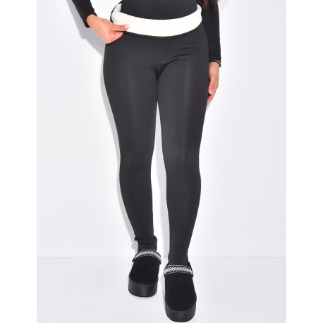 Legging taille haute à doublure polaire