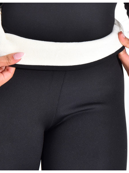 Legging taille haute à doublure polaire