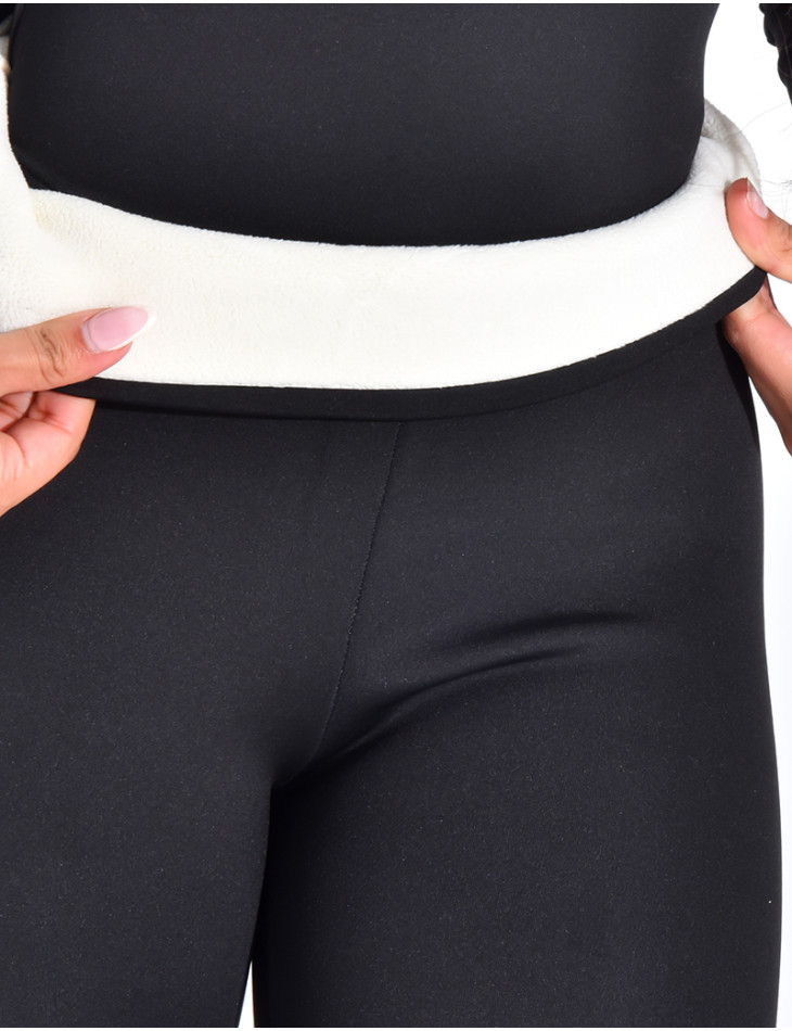 Legging taille haute à doublure polaire