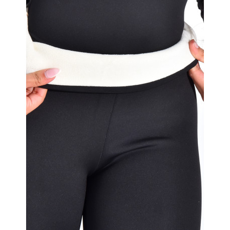 Legging taille haute à doublure polaire